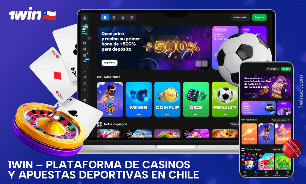 La plataforma de casino y apuestas 1Win Chile ofrece más de 11.000 juegos, más de 40 deportes, pagos seguros y un bono de bienvenida del 500%